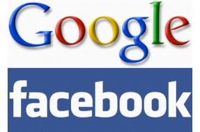 Imagen:Logos Google - Facebook
