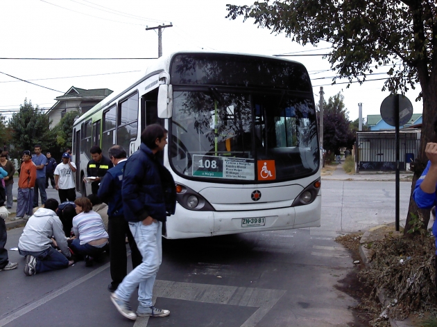 Atropello de bus del Transantiago | Carlos Said