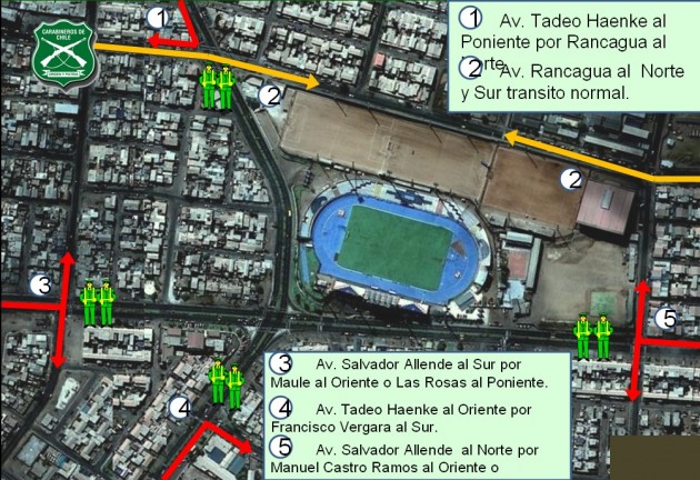 Desvíos de tránsito | Carabineros