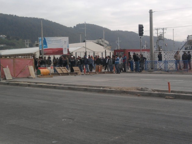 Barricadas en Talcahuano Barricadas en Talcahuano