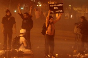 Imagen:Protesta en Santiago | David Millar