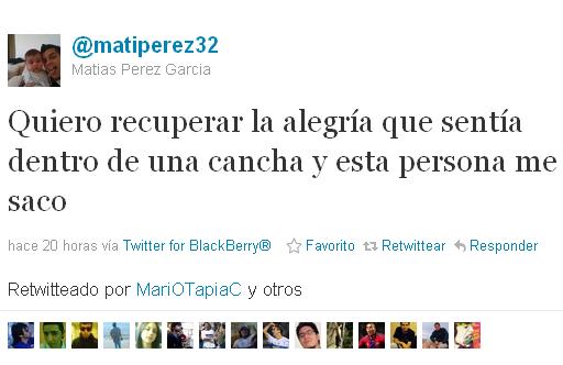 Matias Perez Garcia en Twitter