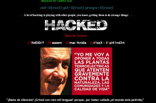 Hackeo a www.sna.cl