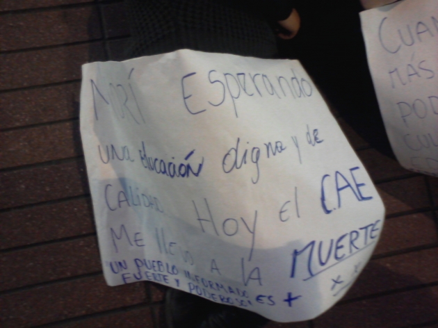 Protesta estudiantil en Antofagasta | Soledad González