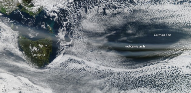 Trayectoria de la pluma volcánica | NASA