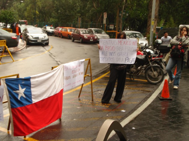 Protesta Embajada Chile México | Comunicado de Prensa 