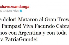 Imagen:Hugo Chávez | Twitter