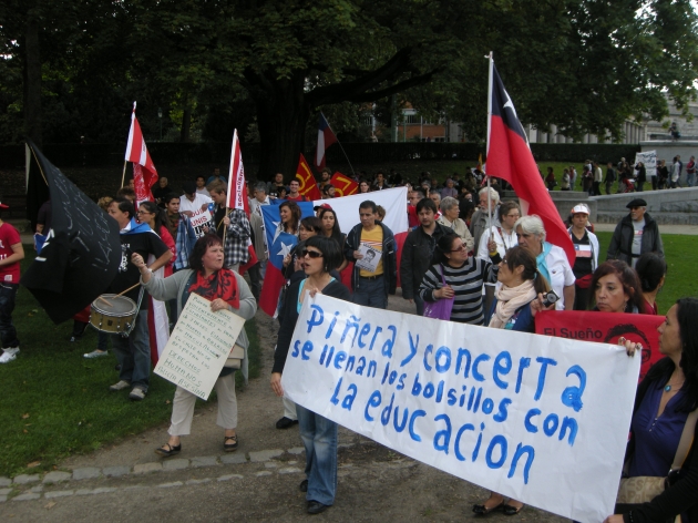 Manifestación en apoyo a los estudiantes chilenos | Nicolás Orellana Águila