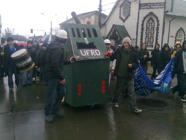 Estudiantes en Temuco