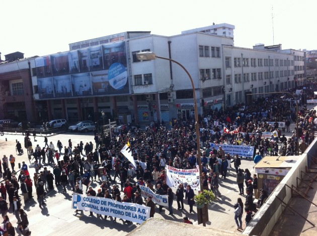 Marcha estudiantil en Concepción | Camila Álvarez (RBB)