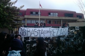 Imagen:Colegio Bicentenario Padre Manuel D`alzon en toma | Carolina Moris