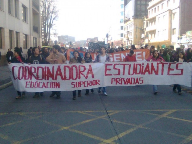 Marcha Estudiantil en Concepción | Cristián Valdebenito (RBB)