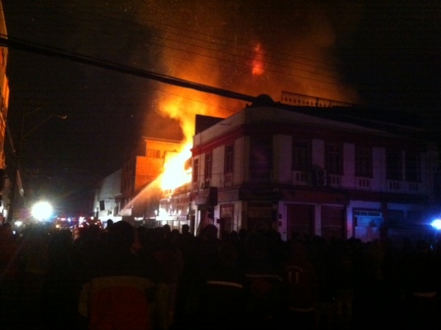 Incendio en el centro de Antofagasta | Rafael Villar