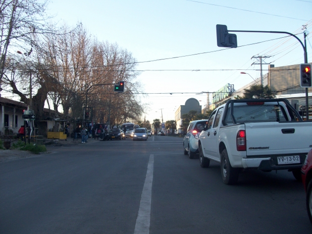 Semáforo mal programado genera el caos en Buin en plena hora punta | Ignacio Paredes
