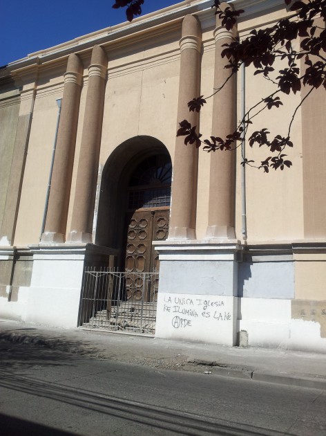 Parte de la fachada del Templo Santo Domingo