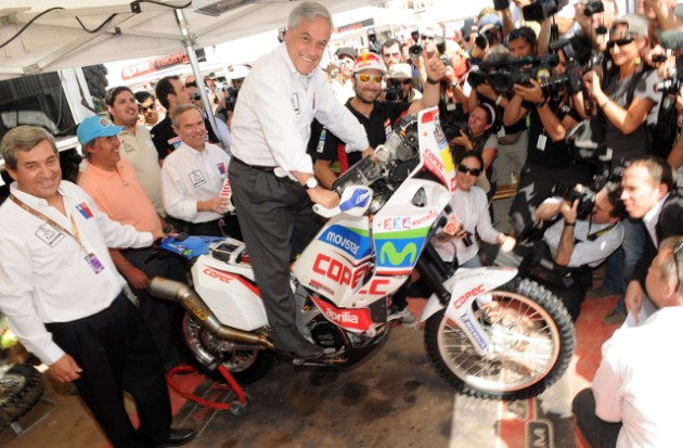 Sebastián Piñera en el Dakar | Presidencia de la República