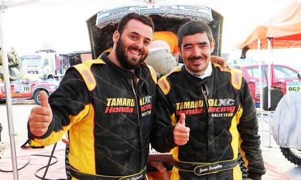 Juan Pablo Rodríguez y Javier Campillay | Tamarugal XC Honda Racing Team