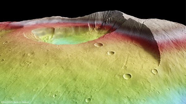 Volcán en Marte | ESA/DLR/FU Berlin (G. Neukum) en Yahoo!