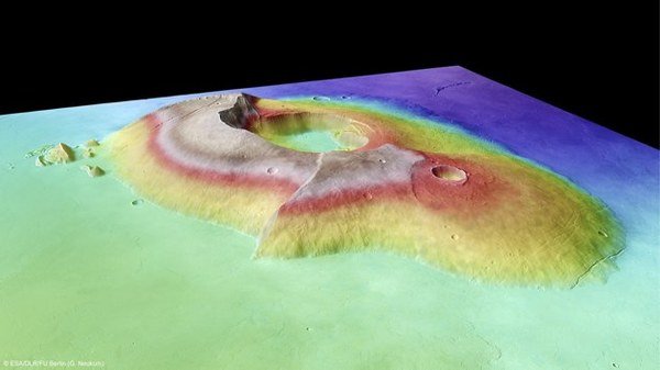 Volcán en Marte | ESA/DLR/FU Berlin (G. Neukum) en Yahoo!