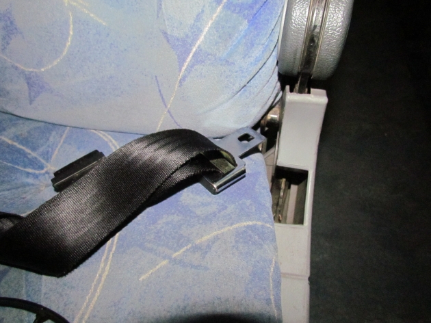 Tur Bus circula con cinturones de seguridad en mal estado | Pedro Silva