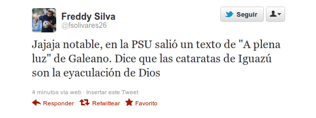 @fsolivares26 en Twitter @fsolivares26 en Twitter