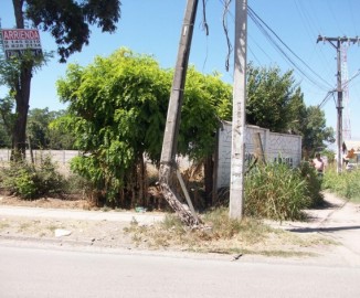 Peligro en la vía pública de Buin: Poste del alumbrado público amenaza con caer sobre peatones Peligro en la vía pública de Buin: Poste del alumbrado público amenaza con caer sobre peatones