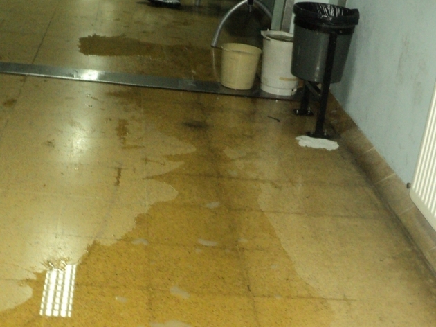 nuevas instalaciones del hospital de lota se pasa la lluvia | sebastian