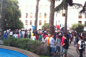 Imagen:Protesta | @Miguel_Carrasco en Twitter