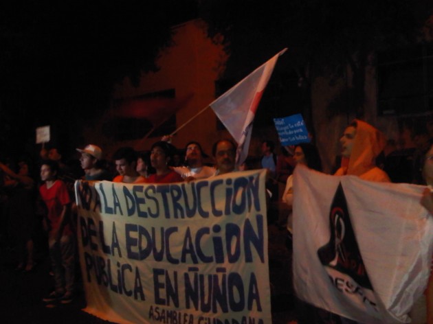 Manifestación contra Pedro Sabat | María José Carderón 
