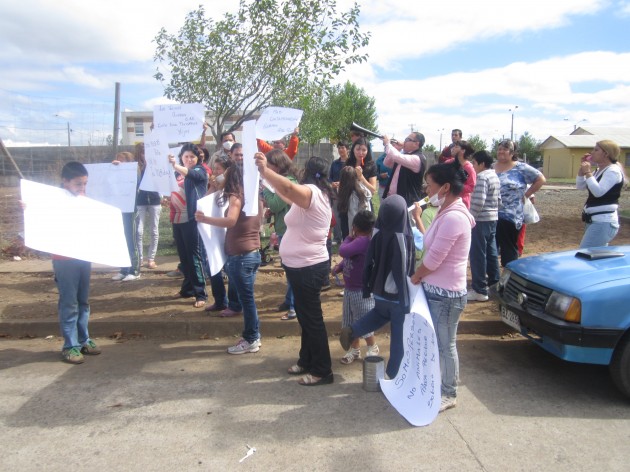 Protestas por planta de tratamiento Essbio en Los Ángeles