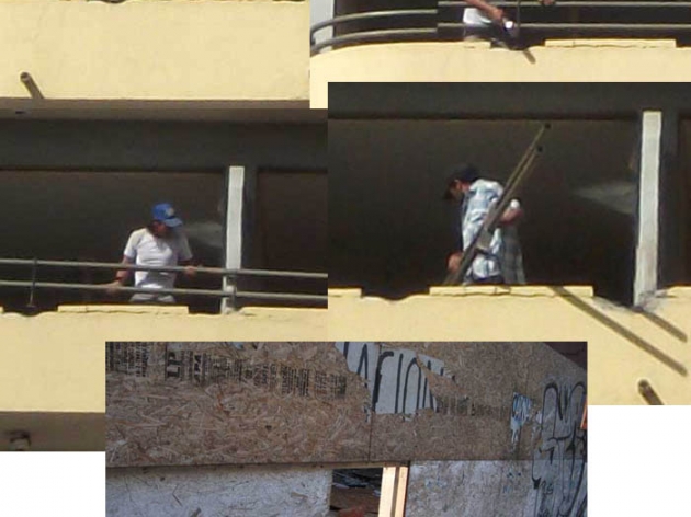 Robo de material en edificio colapsado, en calle Freire | Daniel González