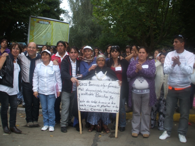 Manifestación pacífica en Carahue  | Claudia Ponce