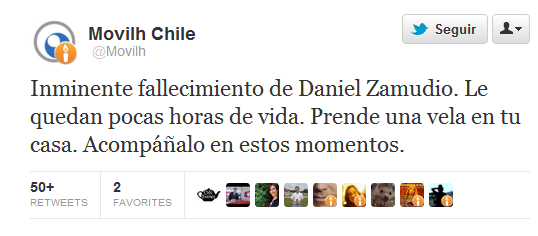 Movilh Chile en Twitter