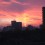 Curioso fenómeno en el atardecer del 21 de mayo en Santiago: columna de luz desciende del cielo