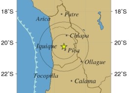 Sismo de ligera magnitud sorprende a habitantes de la Región de Tarapacá