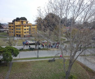 Vecinos de San Pedro de la Paz realizaron protesta por sistema de transportes en la comuna