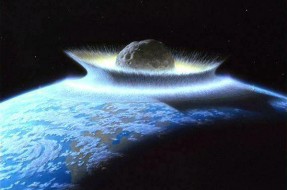 Imagen:Pintura de impacto de meteorito | NASA