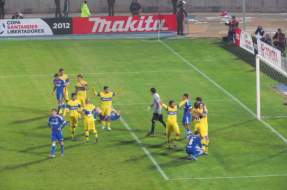 Imagen:La U no pudo ante Boca | Simón Collado