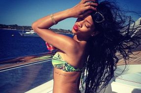 Imagen:Rihanna en Twitter