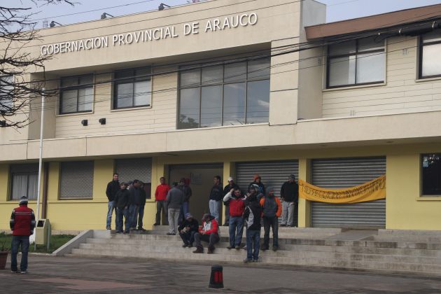 Toma Gobernación de Lebu | Claudio Rojas