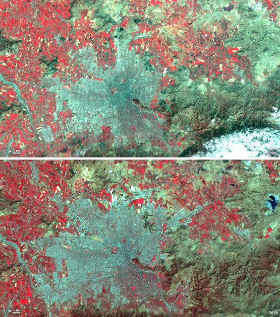 Santiago | Landsat NASA