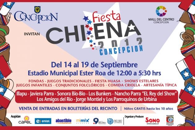Afiche "Fiesta Chilena 2012" Concepción