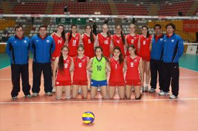 Imagen:Selección Juvenil de Vóleibol Femenino de Chile