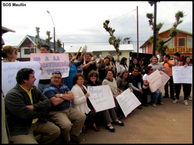 Manifestación por la defensa de Pangal, Maullín | Andrea Seron