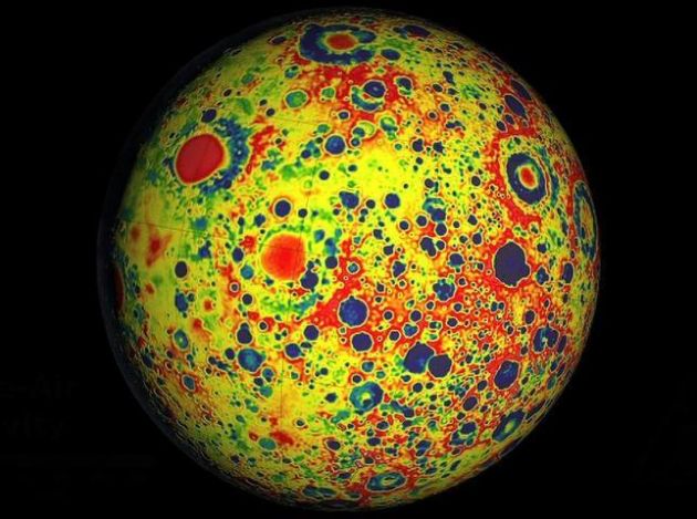 Mapa de gravedad lunar | NASA
