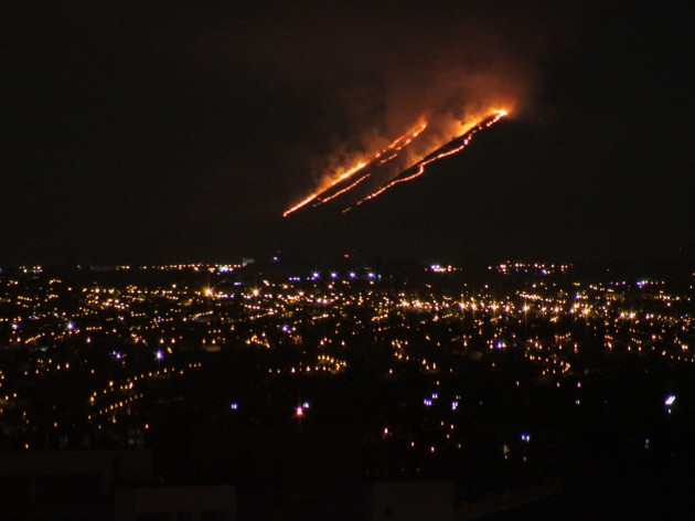 Incendio cerro de Santiago | Magnum Zablah
