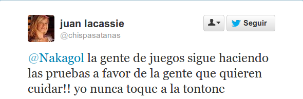 Juan Lacassie | @chispasatanas