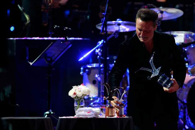 Luis Miguel con su Gaviota de Platino y otros premios | Nadia Pérez | Agencia UNO