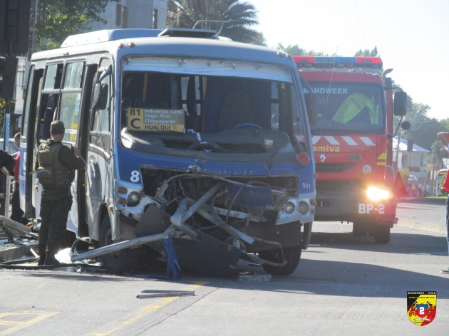 Accidente vehicular Chiguayante. | Alfonso Bastías