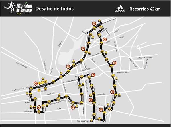 Maratón de Santiago Adidas 2013